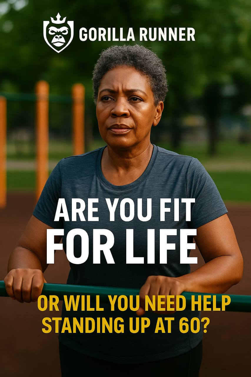 ARE YOU FIT FOR LIFE… OR WILL YOU NEED HELP STANDING UP AT 60?