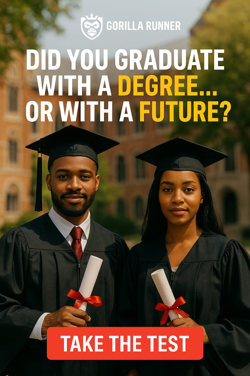 DID YOU GRADUATE WITH A DEGREE… OR WITH A FUTURE?