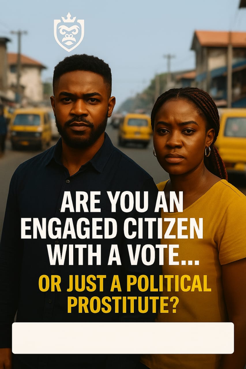 ARE YOU AN ENGAGED CITIZEN WITH A VOTE… OR JUST A POLITICAL PROSTITUTE?