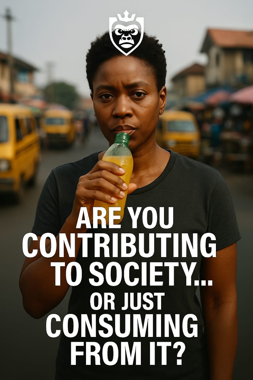 ARE YOU CONTRIBUTING TO SOCIETY… OR JUST CONSUMING FROM IT?