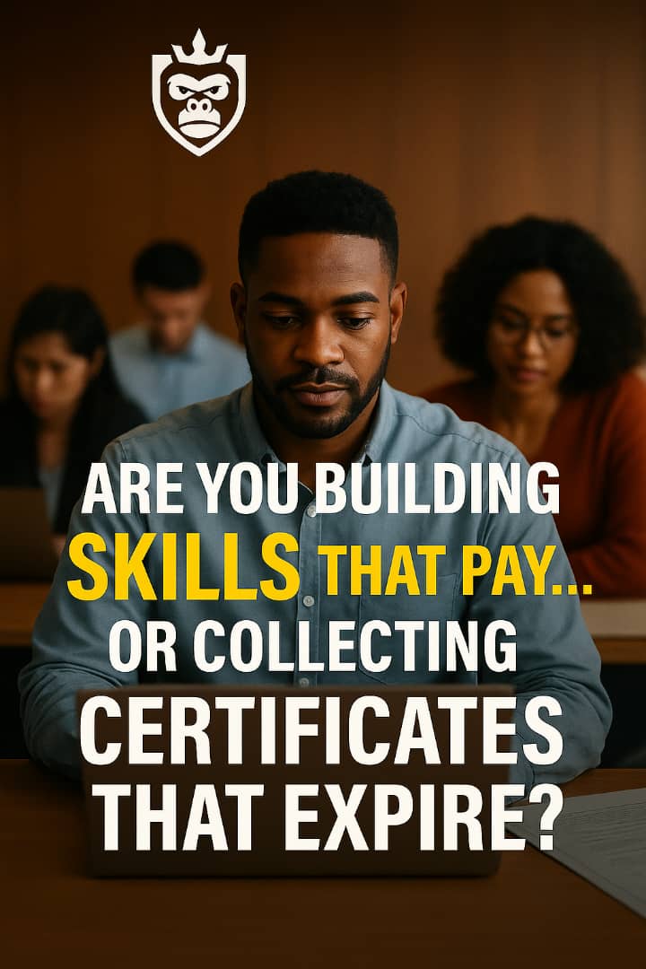 ARE YOU BUILDING SKILLS THAT PAY… OR COLLECTING CERTIFICATES THAT EXPIRE?